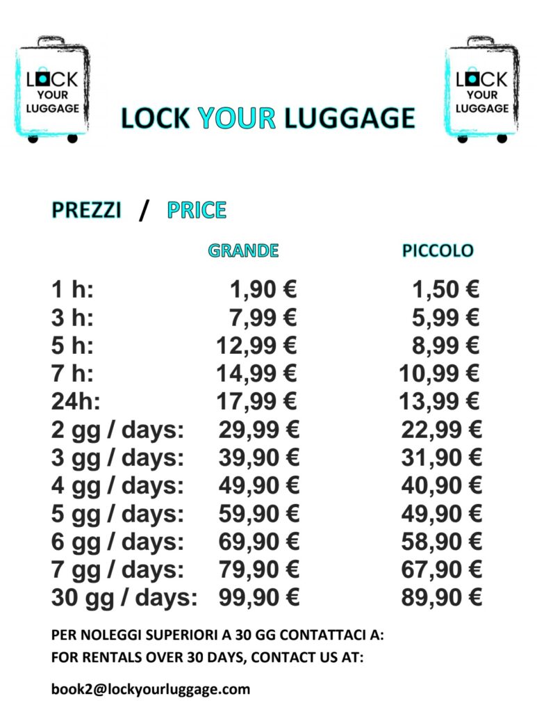 Lock Your Luggage Prezzi Torino